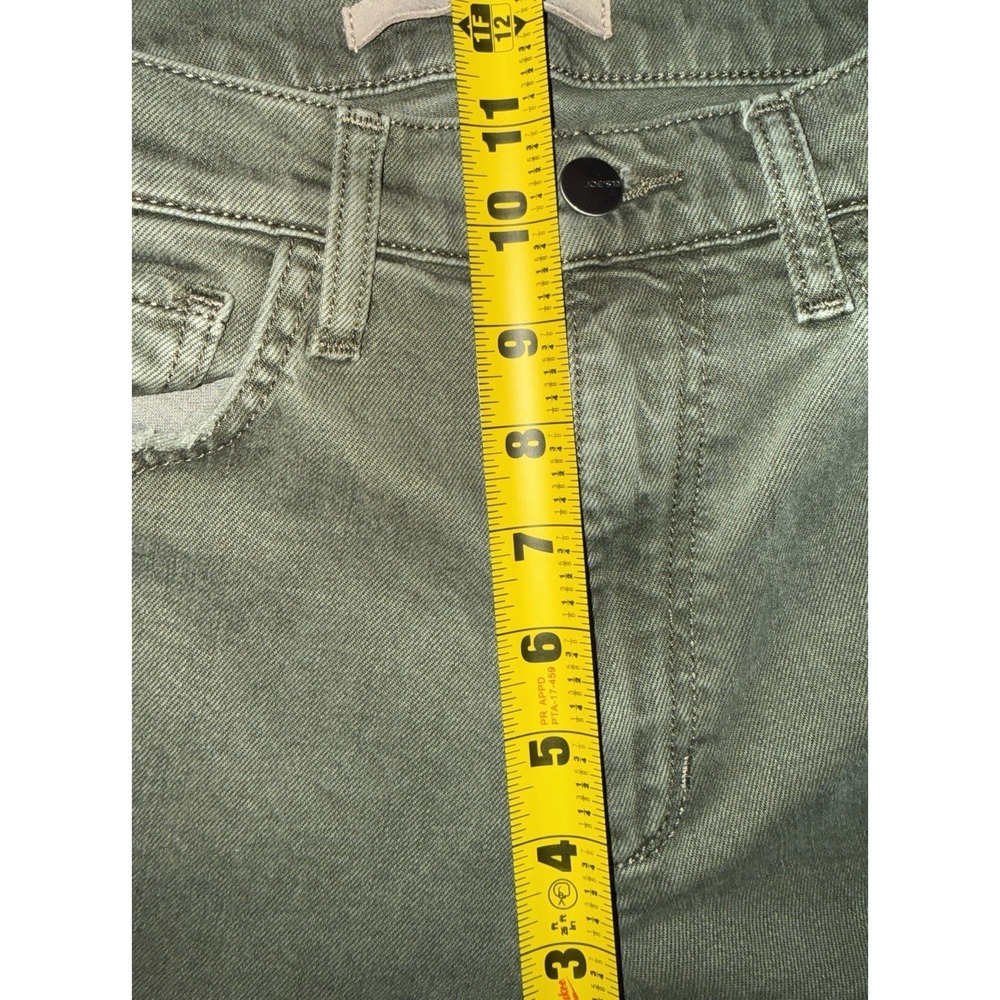 Joe's Jeans The Blake High Rise Wide Leg Crop Jeans Burnt Olive Green Size 26 - Picture 10 of 11